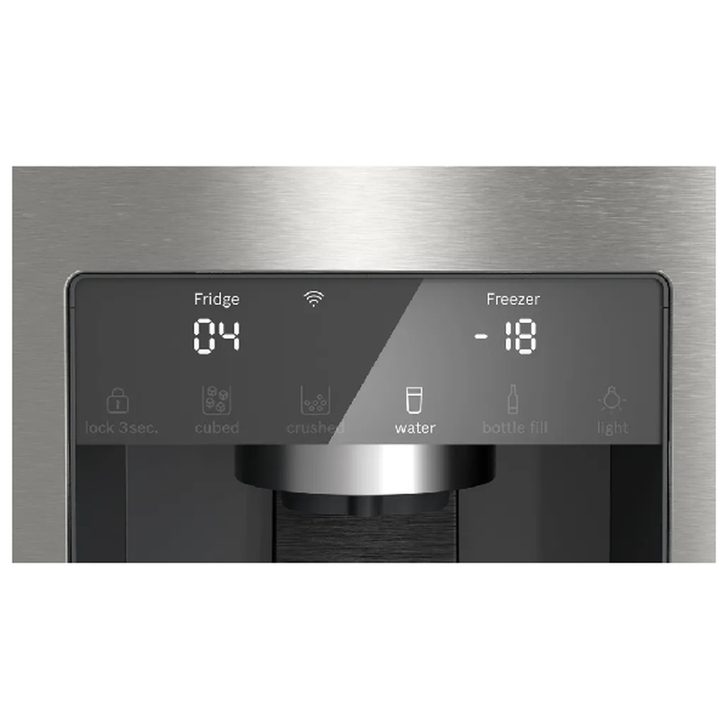 Bosch kfd96apea four-door refrigerator, with direct water connection, inox, , medium-null