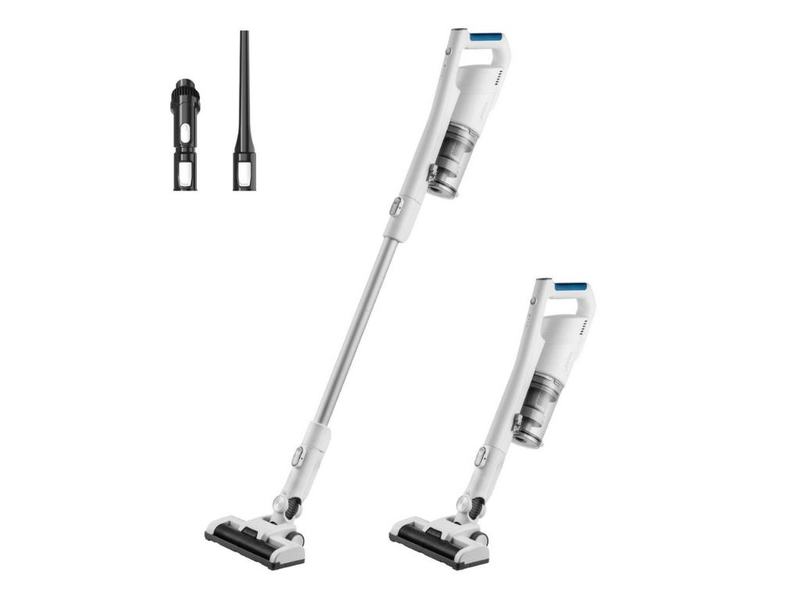 Product image: Midea 2 σε 1 ασύρματη επαναφορτιζόμενη σκούπα 150w με χωρητικότητα κάδου 0.5l & σύστημα πολυφιλτραρίσματος (mcs2021wb), , medium-null