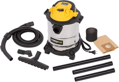 Powerplus powx322 vacuum cleaner wet/dry 1000w - 15l