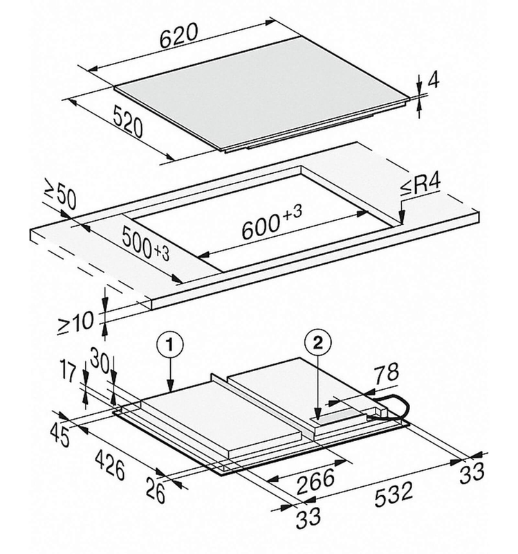 Miele km7667 fl &epsilon;&pi;&alpha;&gamma;&omega;&gamma;&iota;&kappa;ή &epsilon;&sigma;&tau;ί&alpha; 60cm, 11128720, , medium-null