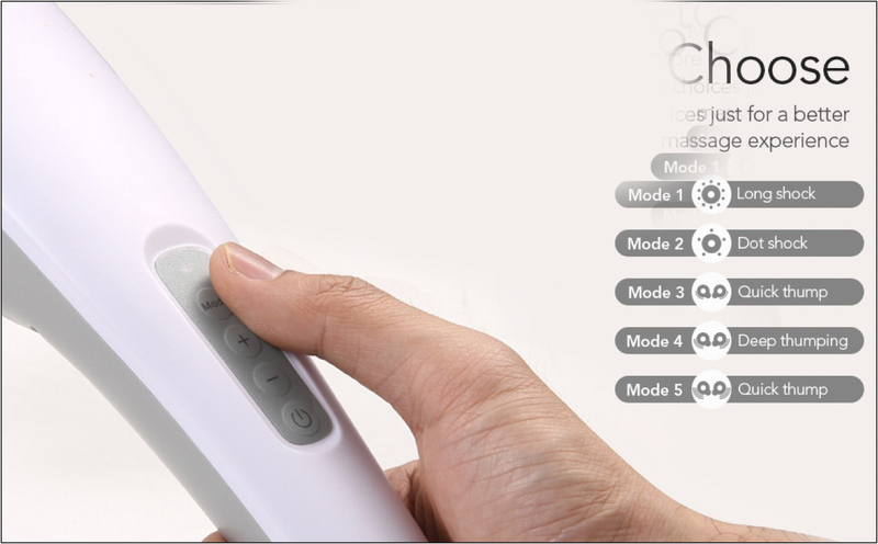 Naipo cordless percussion massager with multi-speed vibration-null