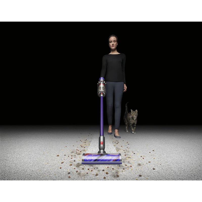 Dyson v11 advanced cordless stick vacuum cleaner (nickel/purple), , medium-null