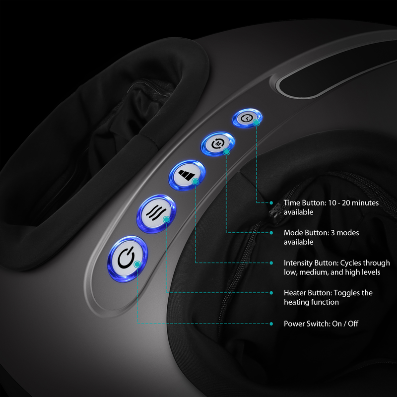 Naipo foot massager with shiatsu kneading & Air compression-null
