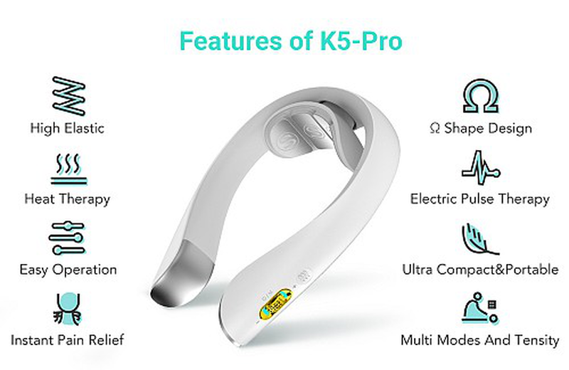 Skg neck massager 4 modes k5 pro, , medium-null