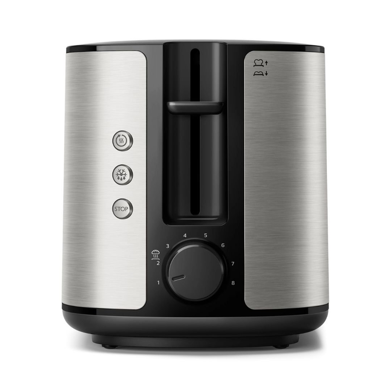 Product image: Philips viva collection φρυγανιέρα 950w μεταλλική με ευρύχωρες υποδοχές & 8 ρυθμίσεις για απόλυτα προσωποποιημένο φρυγάνισμα hd2650/90, , medium-null