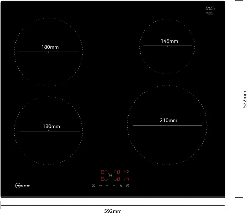 Neff t36fbe1l0 induction hob, , medium-null