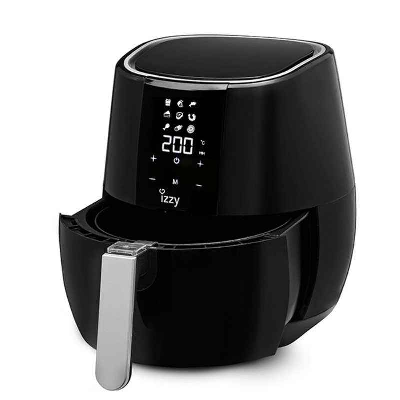 Izzy Air fryer digital display 4.5l black iz-8206, , medium-null