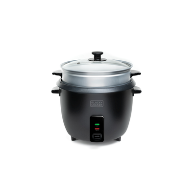 Black & decker food steamer 700w 1.8l - black, , medium