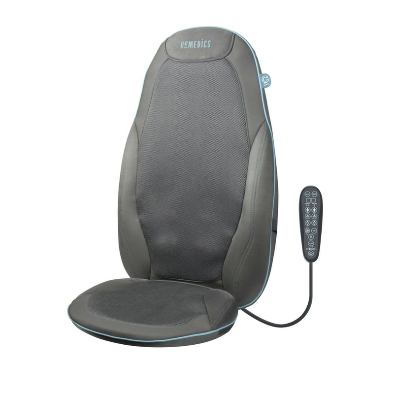 Product image: Homedics κάθισμα μασάζ shiatsu με ζελέ και θερμότητα φυσική αίσθηση μασάζ πλάτης & αυχένα, , medium-null