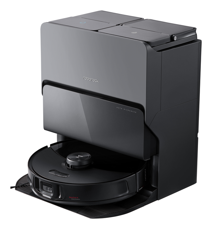 Roborock s8 maxv ultra robot vacuum with autoempty carpet cleaning Wi-Fi black-null