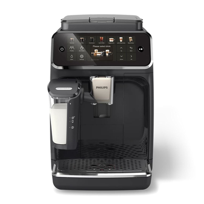 Philips series 4400 πλήρως αυτόματη μηχανή espresso 1500w 15bar με 12 προγραμματισμένα ροφήματα, lattego, τεχνολογία quickstart, κεραμικός μύλος, eco & silentbrew τεχνολογία ep4441/50, , medium