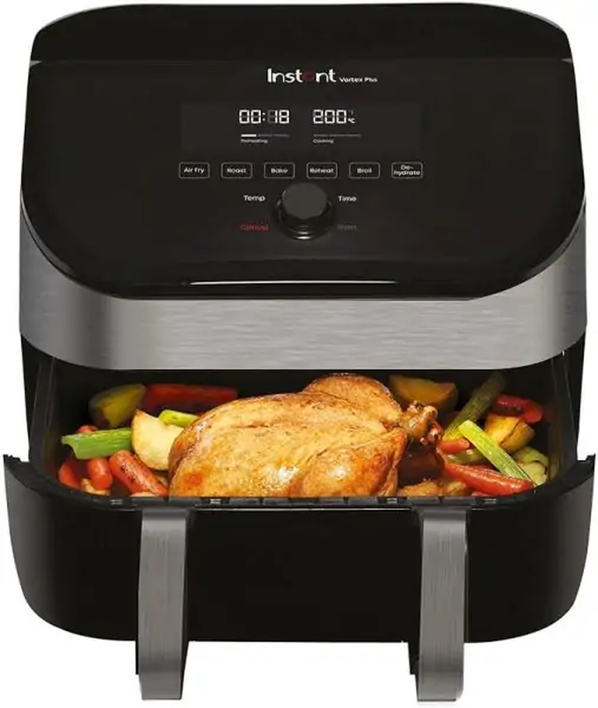 Instant vortex plus clearcook versazone Air fryer 8.5l stainless steel-null