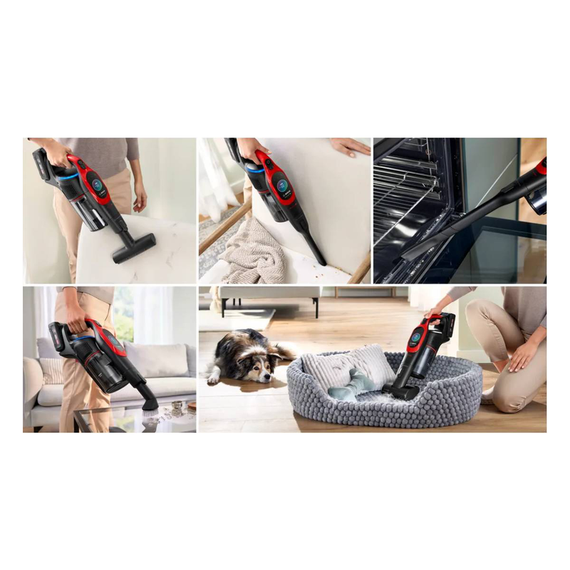 Bosch bcs1041pet unlimited 10 proanimal cordless handheld vacuum cleaner, red, , medium-null