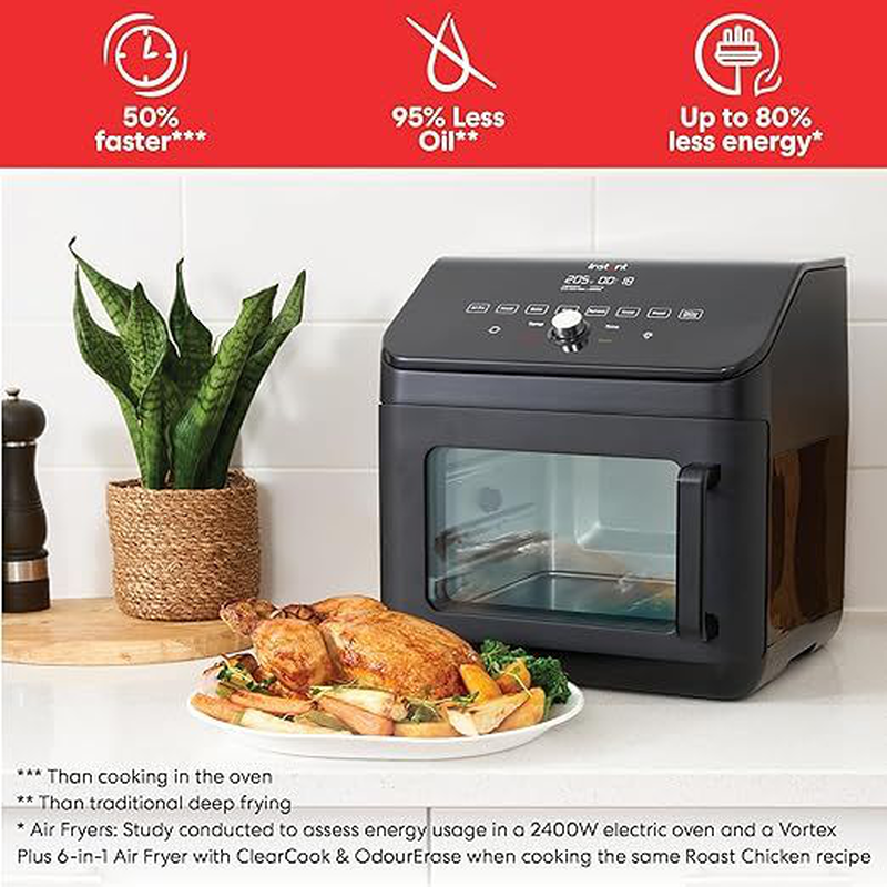 Product image: Instant digital Air fryer 13l oven with xxl capacity and easy to use 9 smart programmes-null