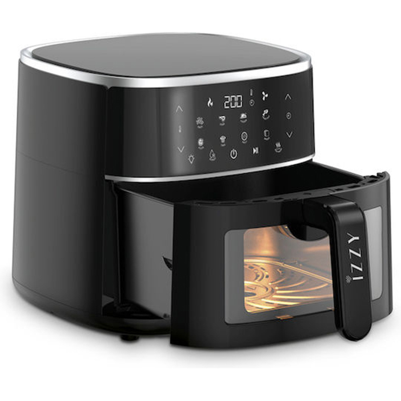 Product image: Izzy iz-8218 Air fryer 8.2lt μαύρο, , medium-null