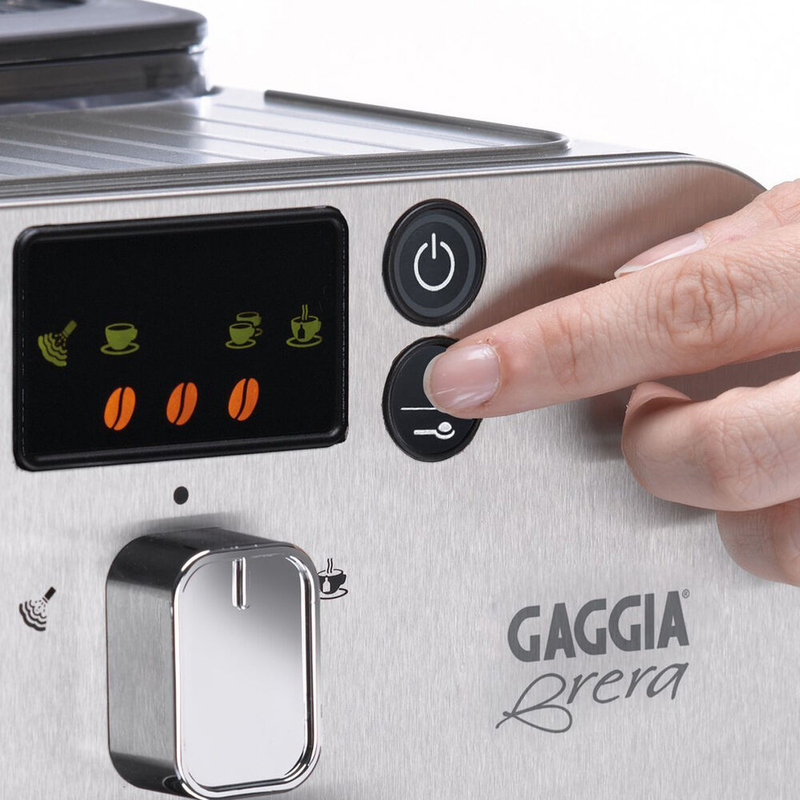 Gaggia brera espresso machine 1400w pressure 15bar for espresso and lungo black-null
