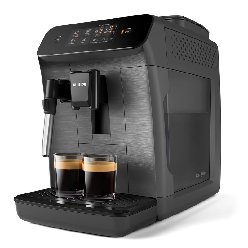 Product image: Philips 800 series αυτόματη μηχανή espresso 1500w 15bar με μύλο άλεσης, my coffee choice & aquaclean, μαύρο ep0824/00, , medium-null