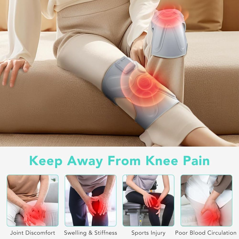 Product image: Skg w3 pro vibration & heat knee massager – εργονομικό μασάζ με δόνηση & θερμότητα για ανακούφιση γονάτων, , medium-null