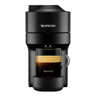 Nespresso vertuo pop μηχανή καφέ με centrifusion™ τεχνολογία & 6 μεγέθη ροφημάτων για κάψουλες vertuo,19bar, liquorice black, , medium