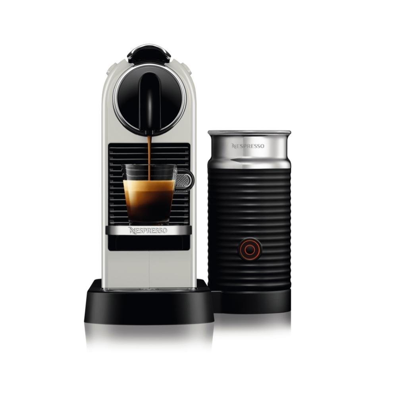 Nespresso citiz & milk espresso machine 1260w pressure 19bar for espresso and lungo white-null