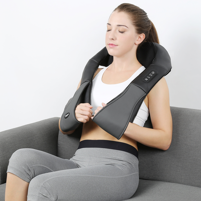 Neck & shoulder massager with wire, Black With Grey Detail, medium