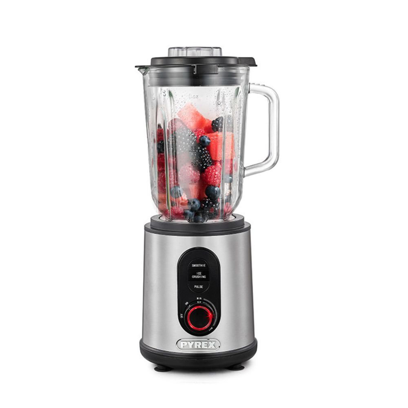 Pyrex sb-870 &mu;&pi;&lambda;έ&nu;&tau;&epsilon;&rho; &gamma;&iota;&alpha; smoothies &mu;&epsilon; &gamma;&upsilon;ά&lambda;&iota;&nu;&eta; &kappa;&alpha;&nu;ά&tau;&alpha; 1.5lt 1200w inox, , medium-null