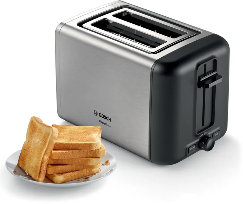 Bosch tat3p420 toaster,designline stainless steel, , medium-null