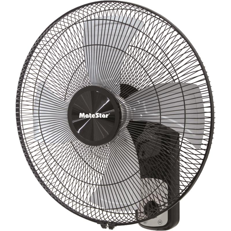 Product image: Matestar 18 wall fan w/rc - black, , medium-null