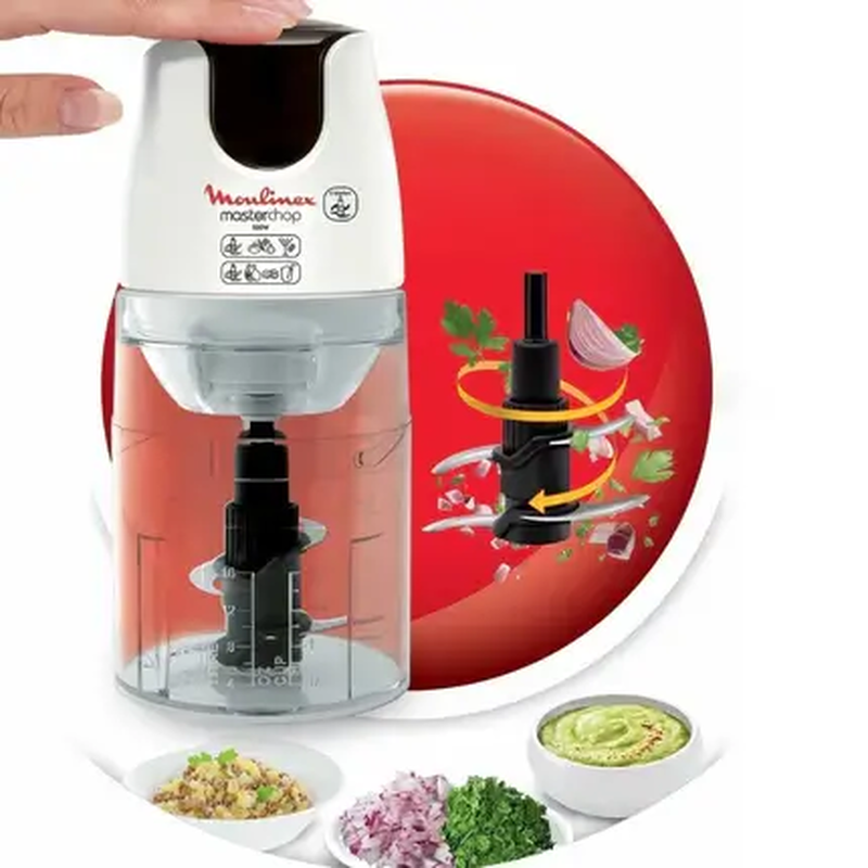 Moulinex dj450b10 masterchop chopper 0.5 lt. - white 500w, , medium-null