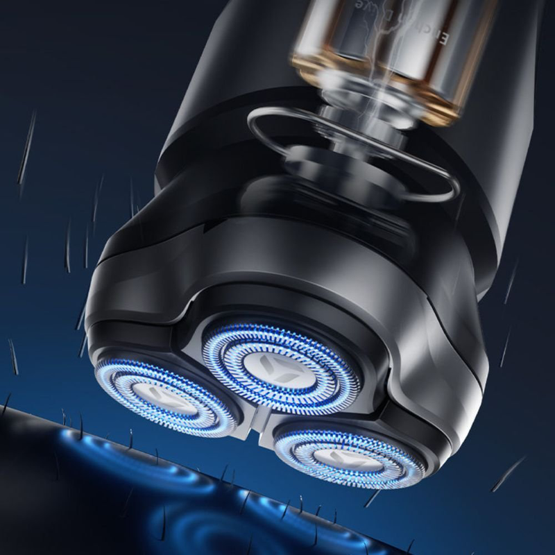 Product image: Enchen blackstone max αδιάβροχη ξυριστική μηχανή με περιστρεφόμενη κεφαλή 3d, aδιάβροχ, Type-C φόρτιση & έως 70 λεπτά λειτουργίας, , medium-null