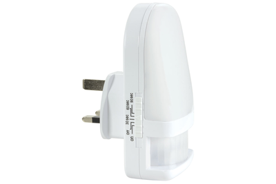 Mercury led night light with pir sensor 429.956uk, White, medium