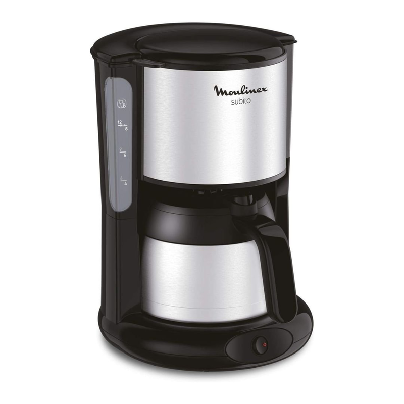 Product image: Moulinex subito καφετιέρα φίλτρου με θερμομονωτική ανοξείδωτη κανάτα 0.9l για 8-10 φλιτζάνια, anti-drip σσύστημα & αυτόματη απενεργοποίηση ft360811, , medium-null