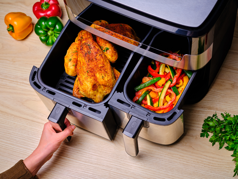 Tefal &phi;&rho;&iota;&tau;έ&zeta;&alpha; &alpha;έ&rho;&omicron;&sigmaf; dual technology 8.3l black easy fry & grill ey905d10-null