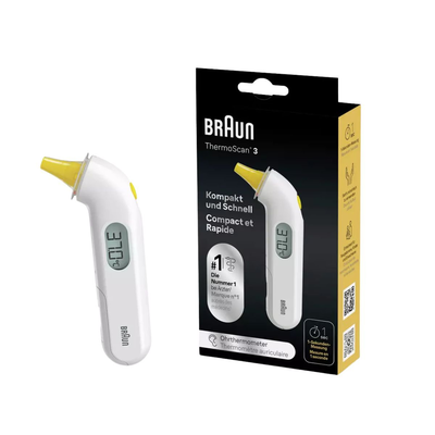 Braun thermoscan 3 &theta;&epsilon;&rho;&mu;ό&mu;&epsilon;&tau;&rho;&omicron; &alpha;&upsilon;&tau;&iota;&omicron;ύ &mu;&epsilon; &mu;έ&tau;&rho;&eta;&sigma;&eta; &sigma;&epsilon; 1 &delta;&epsilon;&upsilon;&tau;&epsilon;&rho;ό&lambda;&epsilon;&pi;&tau;&omicron;, , medium