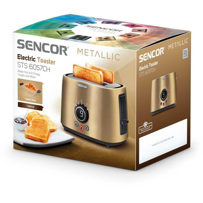Product image: Sencor sts6057ch gold toaster, , medium-null