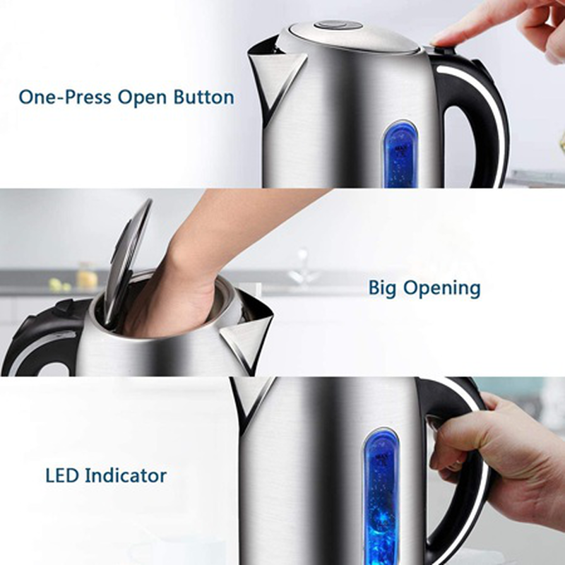 Matestar 1.7l s/s electric kettle 2200w, , medium-null