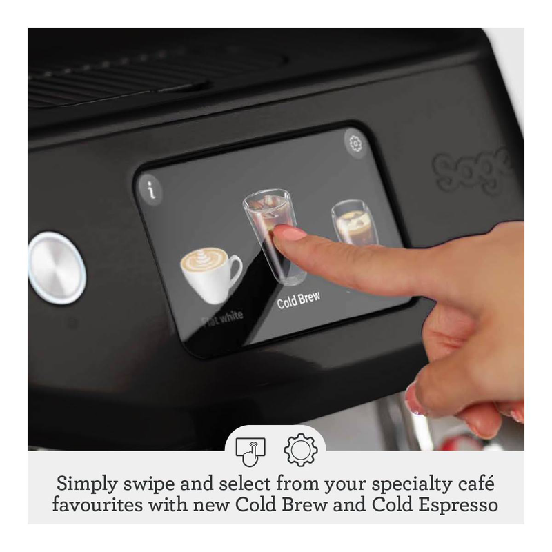 Sage ses985btr4guk1 the oracle jet espresso machine, black truffle, , medium-null