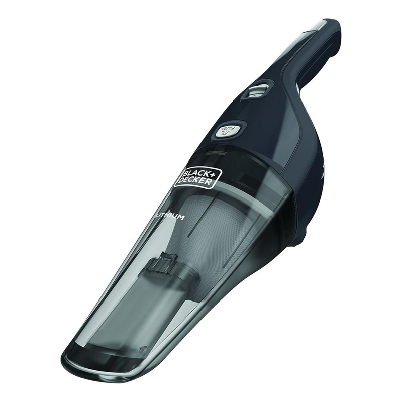 Product image: Black & decker 4-in-1 επαναφορτιζόμενο σκουπάκι χειρός & stick 10.8v με με χωρητικότητα κάδου 400 ml, χωρίς σακούλα, ισχυρή αναρρόφηση, αθόρυβο & βάση φόρτισης nsva315j-qw, , medium-null