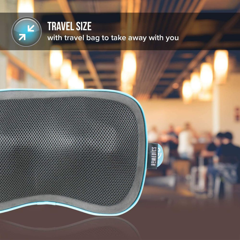 Product image: Homedics επαναφορτιζόμενο φορητό μαξιλάρι μασάζ shiatsu με gel & θερμότητα, , medium-null