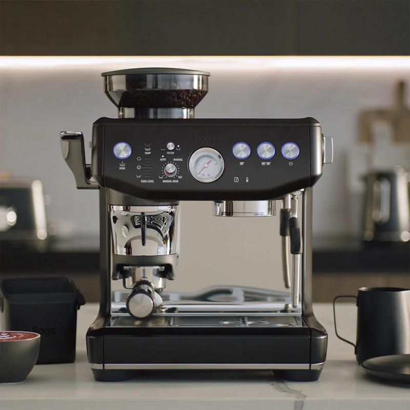 Sage barista express impress &eta;&mu;&iota;&alpha;&upsilon;&tau;ό&mu;&alpha;&tau;&eta; &mu;&eta;&chi;&alpha;&nu;ή espresso 15 bar &mu;&epsilon; &mu;ύ&lambda;&omicron; & impress&trade; puck system ses876btr4guk1 &mu;&alpha;ύ&rho;&omicron;-null