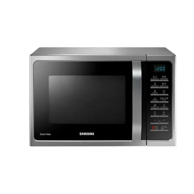 Samsung mc28h5015as/gc microwave with grill 28lt, Silver, medium