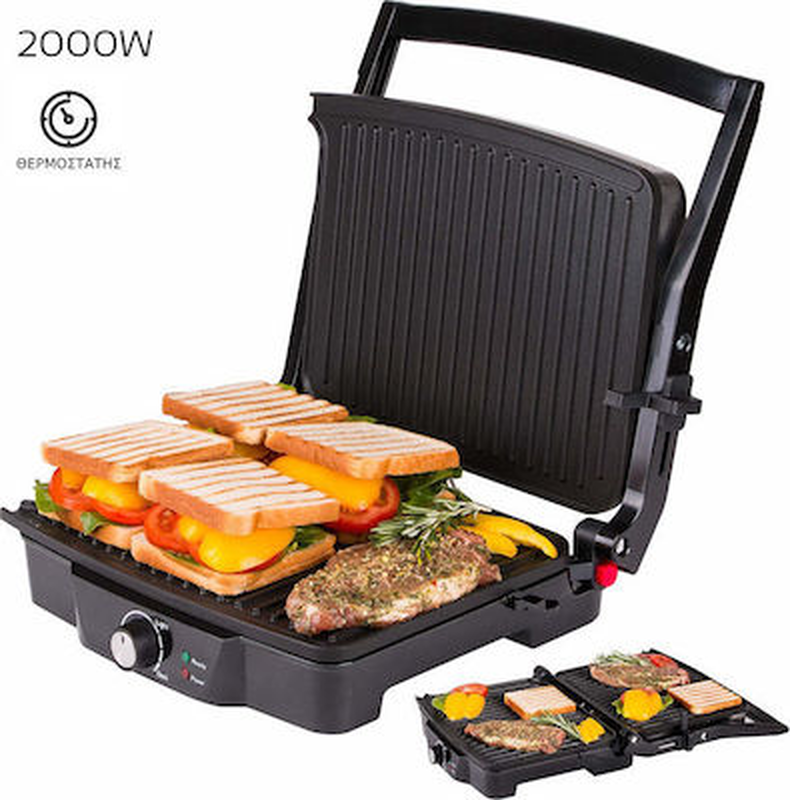 First austria τοστιέρα γκριλιέρα 2000w inox fa-5344, , medium-null