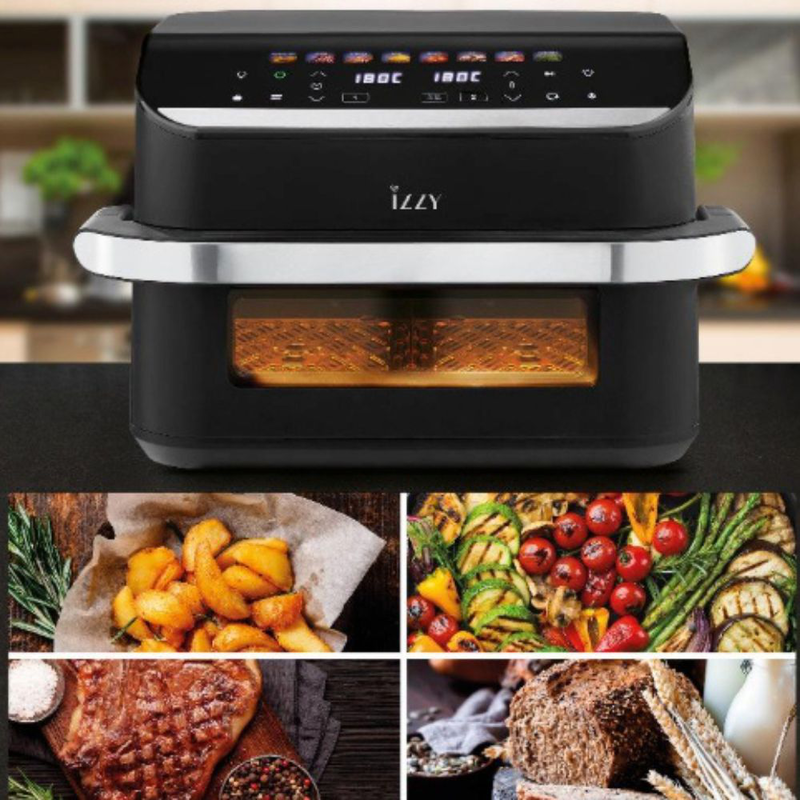 Izzy Air fryer dual zone 11l black xxxl, , medium-null