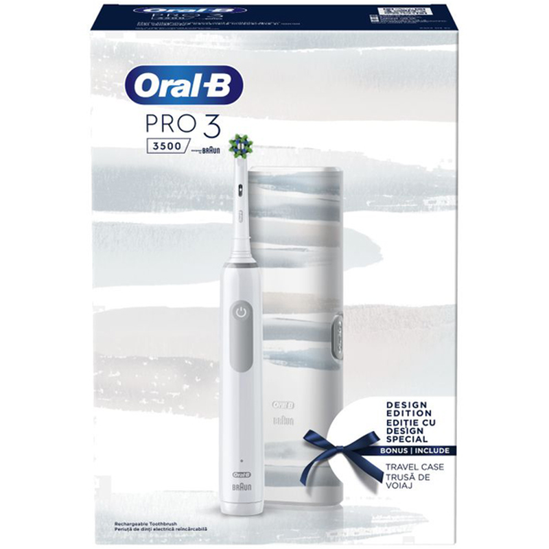 Oral-b pro 3500 &epsilon;&pi;&alpha;&nu;&alpha;&phi;&omicron;&rho;&tau;&iota;&zeta;ό&mu;&epsilon;&nu;&eta; &eta;&lambda;&epsilon;&kappa;&tau;&rho;&iota;&kappa;ή &omicron;&delta;&omicron;&nu;&tau;ό&beta;&omicron;&upsilon;&rho;&tau;&sigma;&alpha; white edition &mu;&epsilon; &delta;ώ&rho;&omicron; &theta;ή&kappa;&eta; &tau;&alpha;&xi;&iota;&delta;ί&omicron;&upsilon;, , medium-null