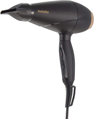 Babyliss 6704e ac dryer 2000w, Black-gold, medium