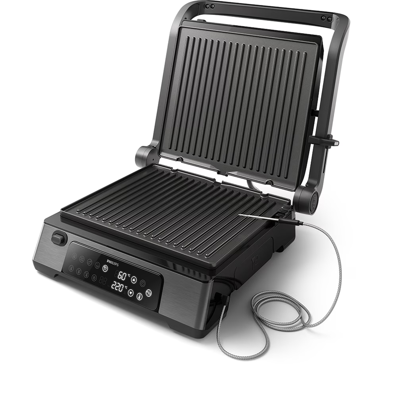 Philips hd6307/70 contact grill 1500w non-stick plate-null