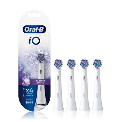 Ανταλλακτικές κεφαλές io radiant λευκές 4τμχ, White, medium
