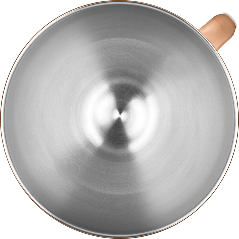 Stainless steel mixing bowl 4.8l 5ksm5ssbrc copper, , medium-null