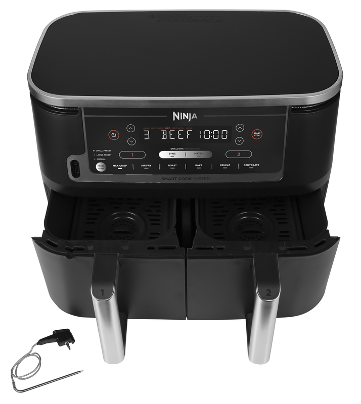 Ninja Air fryer digital cooking probe 9.5l black foodi max af451eu-null