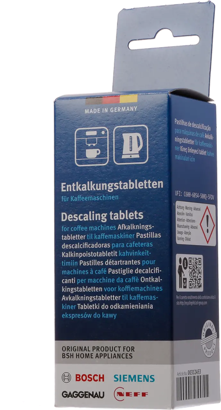 Descaling tablets for coffee machines, kettles, hot water dispensers and smartgrow 00312453, , medium-null